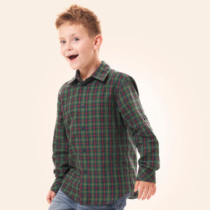 
                  
                    Zelená kostkovaná chlapecká košile Jeromito
                  
                