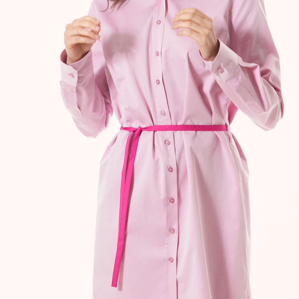 
                  
                    Sytě růžové košilové šaty Elisabetta
                  
                