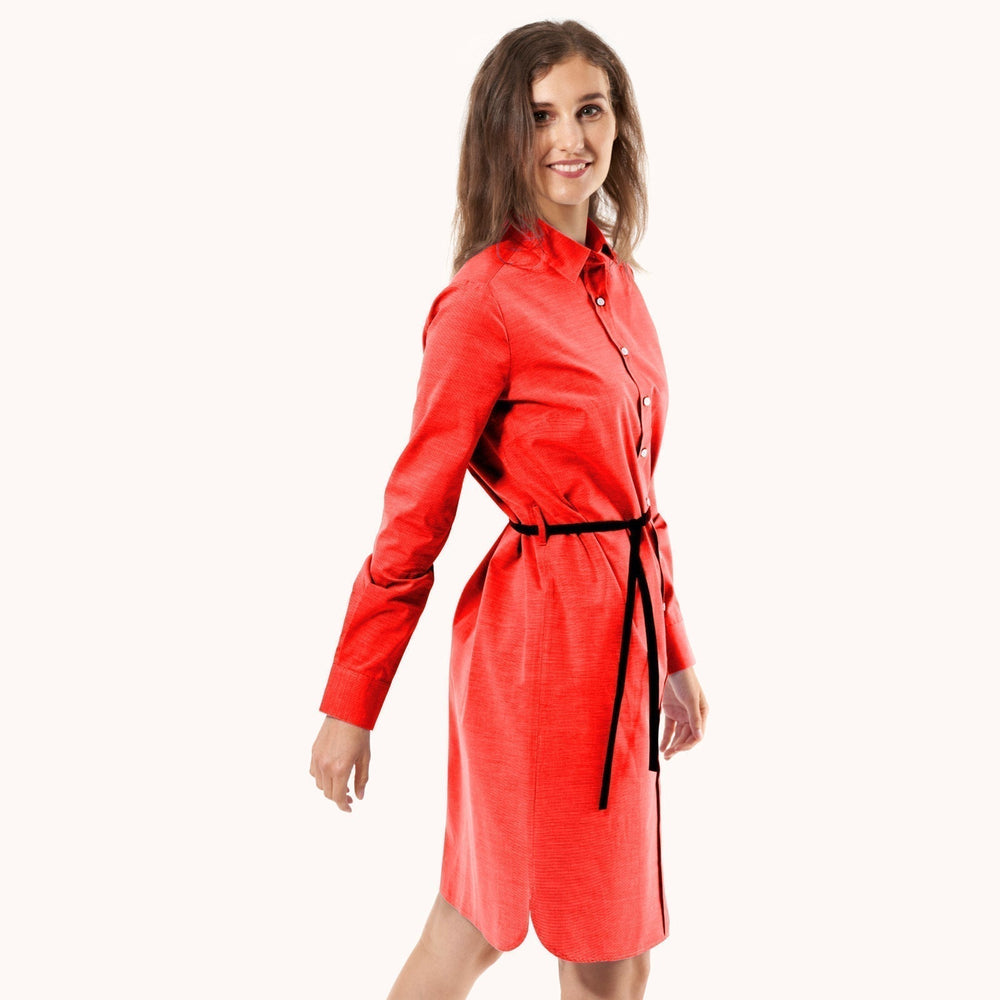 
                  
                    Oranžové košilové šaty Elisabetta
                  
                