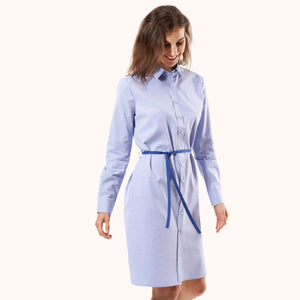 
                  
                    Modré košilové šaty Elisabetta
                  
                